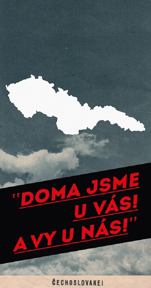 Jeden z plakátů umělecké skupiny Kassaboys pro výstavu Verchovina.