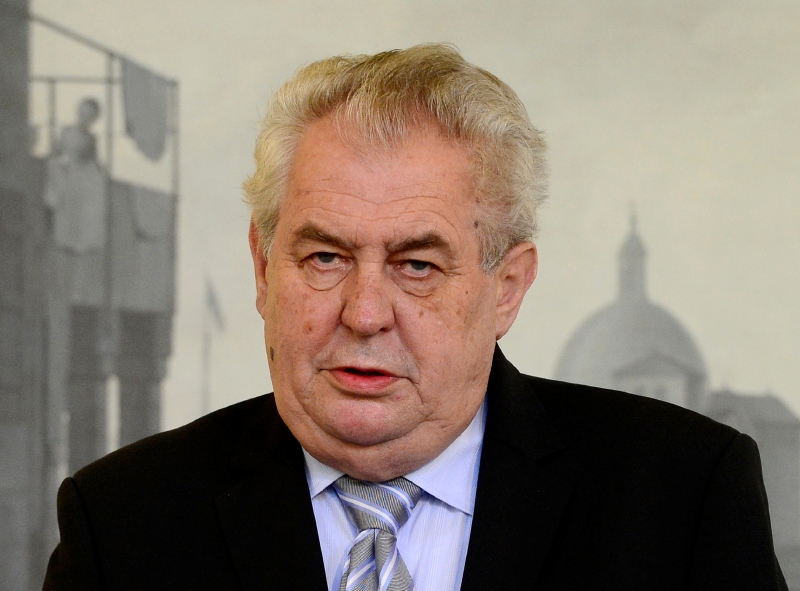Prezident Miloš Zeman. Prezident Miloš Zeman.