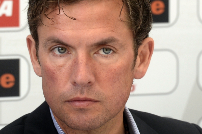 Trenér Slavie Alex Pastoor. Trenér Slavie Alex Pastoor.
