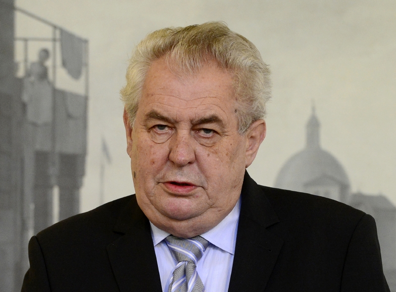Prezident Miloš Zeman.