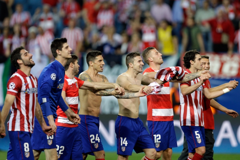 Fotbalisté Atlética Madrid.