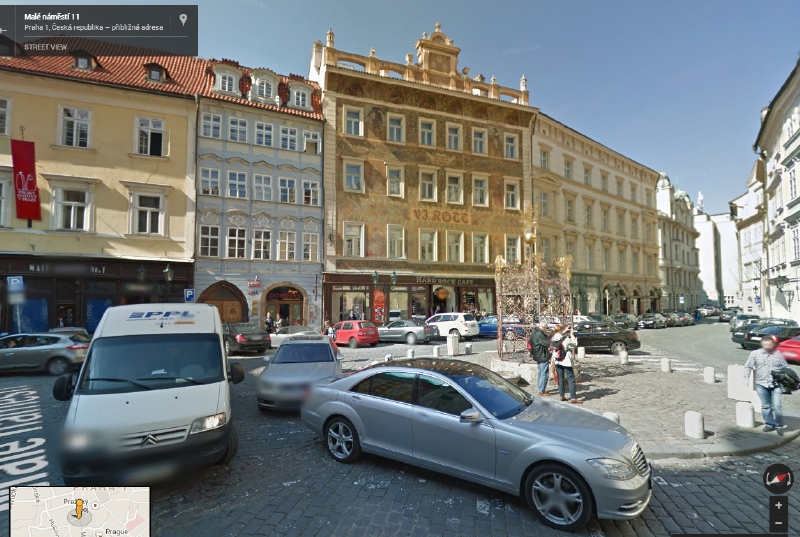 Centrum Prahy na Street View.