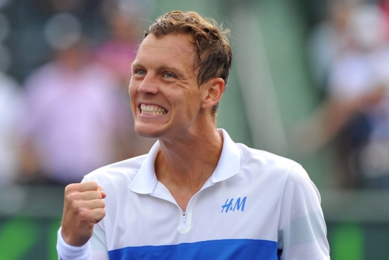 Tomáš Berdych na turnaji v Monte Carlu. Tomáš Berdych na turnaji v Monte Carlu.
