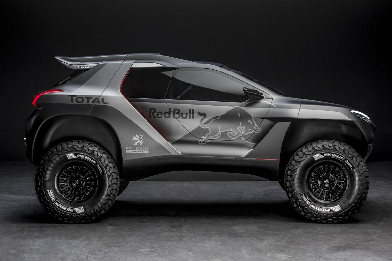Impozantní vzhled vozu Peugeot 2008 DKR.