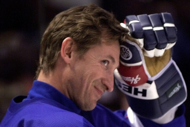 Hokejový král Wayne Gretzky. Hokejový král Wayne Gretzky.