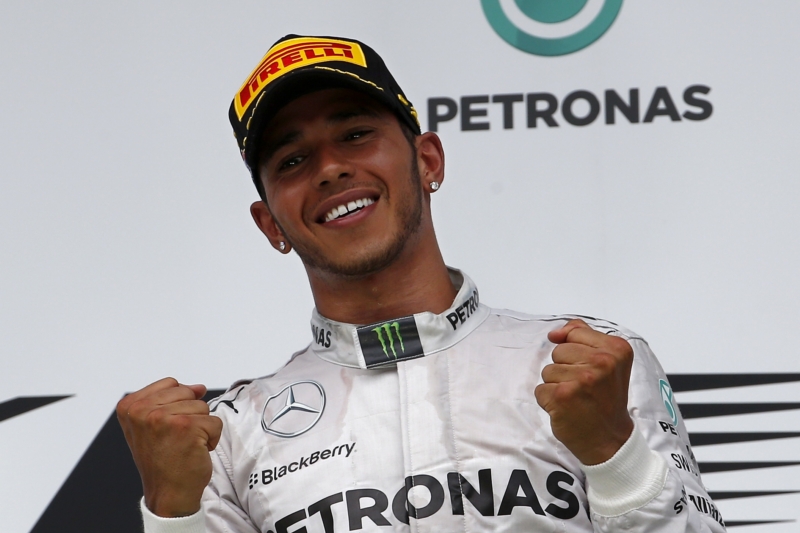 Lewis Hamilton.