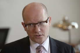 Premiér Bohuslav Sobotka.