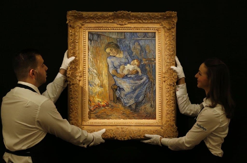 Může je na moři, obraz Vincenta van Gogha.