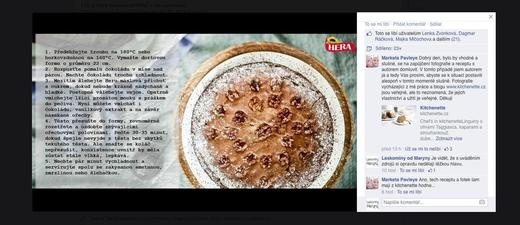 Facebook Pečení je radost.