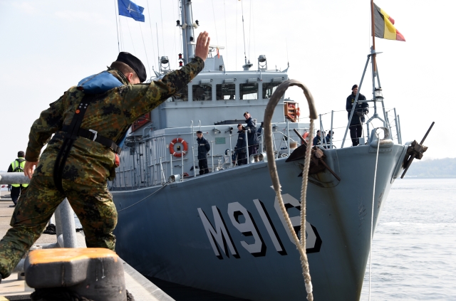 Na cvičení NATO do Baltského moře vyplula pětice minolovek.