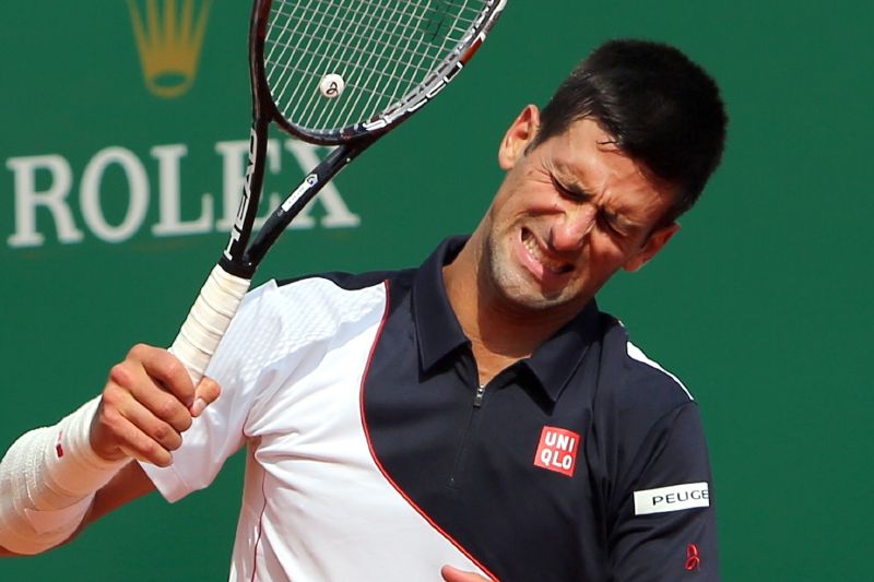 Tenista Novak Djokovič. Tenista Novak Djokovič.