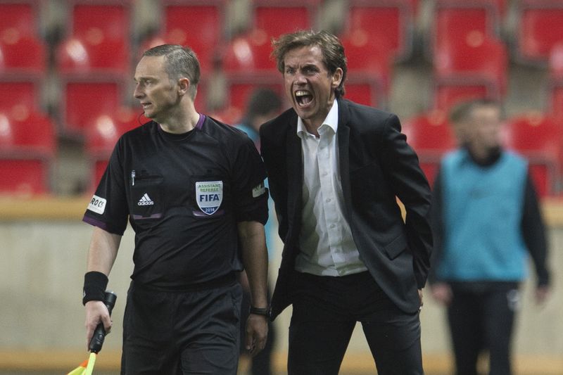 Trenér Slavie Alex Pastoor.
