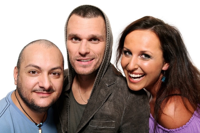 Tříčlenný tým Ranní show na Evropě 2.