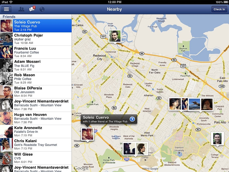 Nová služba od Facebooku - Nearby Friends. Nová služba od Facebooku - Nearby Friends.