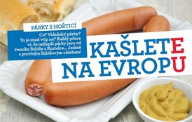 "KAŠLETE NA EVROPU", recesistický plakát TOP 09.