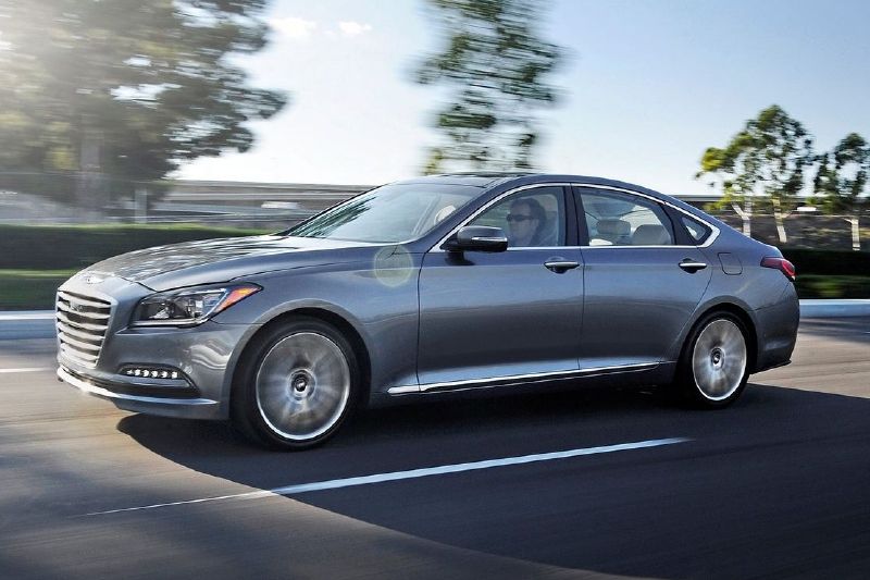 Hyundai Genesis a jeho reprezentativní vzhled.