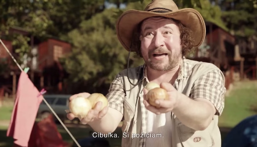 Otravný Čech ve slovenské reklamě.