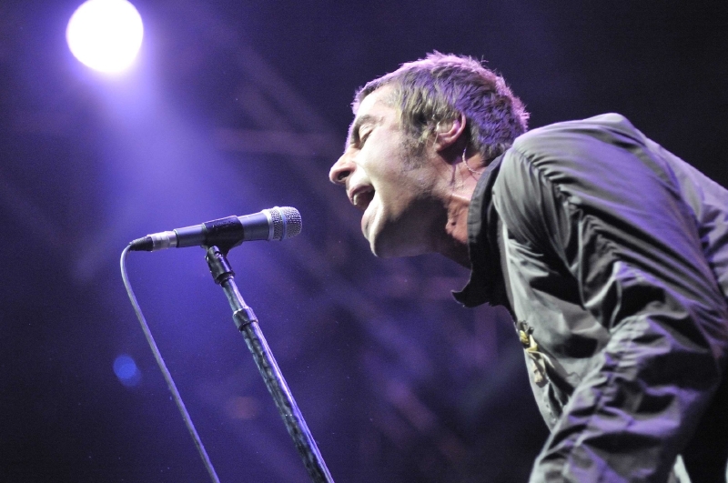 Frontman zaniklé britské popové skupiny Oasis Liam Gallagher.