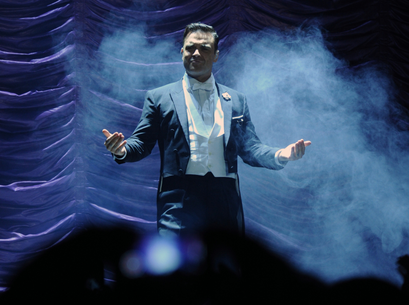 Robbie Williams v Praze.