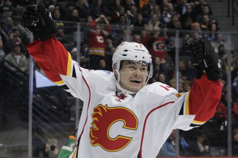 Jiří Hudler je zatím jediná česká potvrzená v NHL pro blížící se mistrovství světa. 