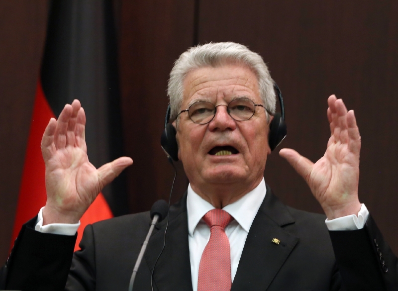Jochaim Gauck se nechoval jen jako vděčný host.