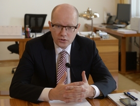 Premiér Bohuslav Sobotka.