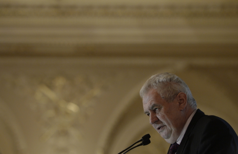 S kritikou podpory obnovitelných zdrojů vystoupil Zeman na Žofínském fóru.