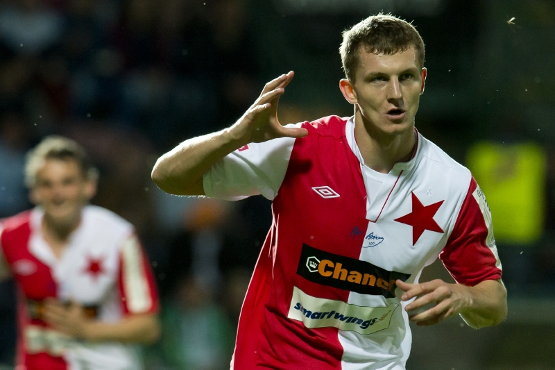 Nad Bohemians Slavia vyhrála díky trefě Tomáše Necida, teď ji čeká utkání s Příbramí.