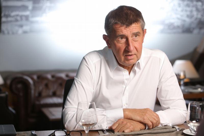 Ministr financí Andrej Babiš.