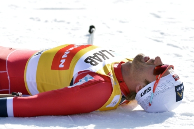 Norský běžec na lyžích Petter Northug.