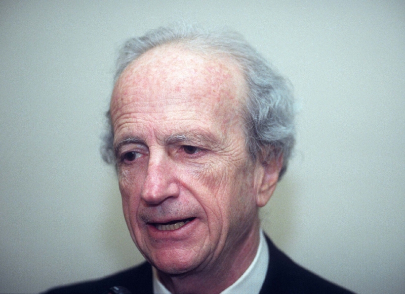 Držitel Nobelovy ceny za ekonomii Gary Becker na snímku z roku 1992.