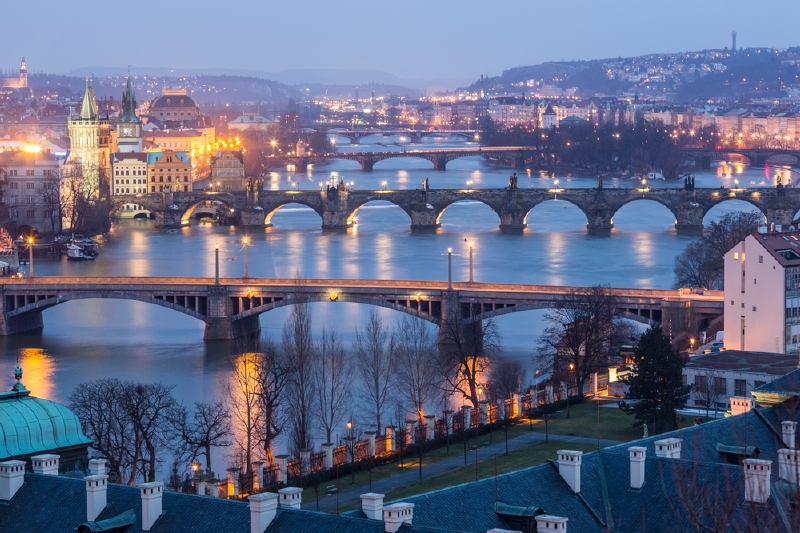 Jak se měnila Praha je možné vidět na mapách z roku 1842 až do současnosti.