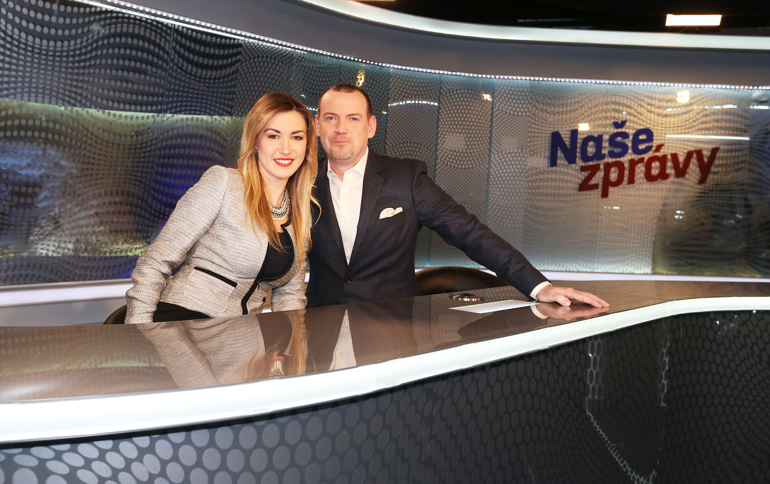 Zpravodajská relace TV Barrandov.