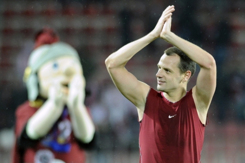 Záložník pražské Sparty Marek Matějovský.  