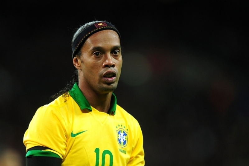 Bývalý kapitán brazilské reprezentace Ronaldinho.