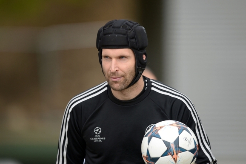 Brankář londýnské Chelsea Petr Čech.