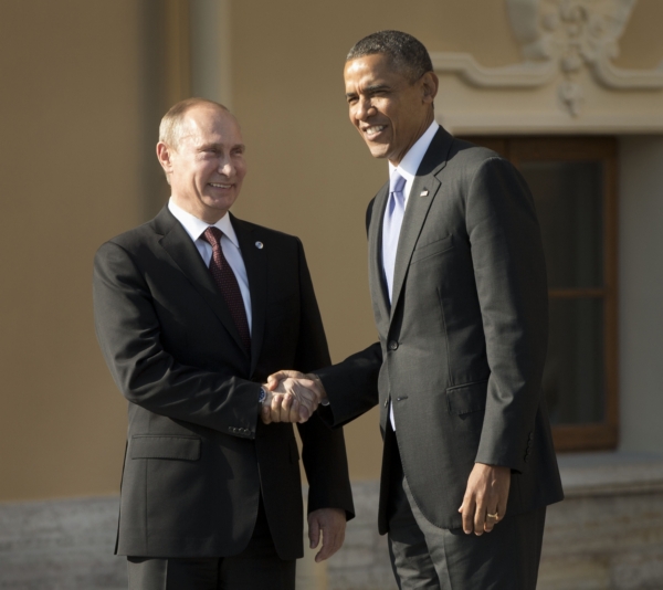 Barack Obama a Vladimir Putin v září loňského roku.