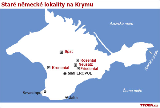 Staré německé lokality na Krymu