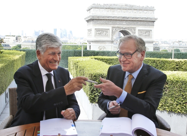 Maurice Lévy a John Wren.