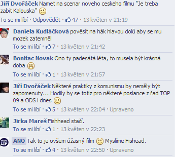 "To je ovšem hezký film," napsalo hnutí ANO ke komentáři fanouška. Odpověď dodatečně upravilo.