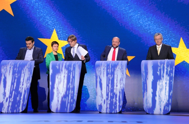Debatě lídrů hlavních celoevropských politických uskupení dominovala ekonomika.
