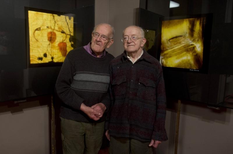 Synové Bohuslava Reynka. Zleva Daniel Reynek a Jiří Reynek. Synové Bohuslava Reynka. Zleva Daniel Reynek a Jiří Reynek.