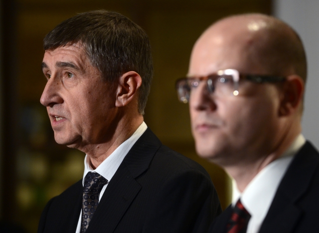 Andrej Babiš (vlevo) a Bohuslav Sobotka.