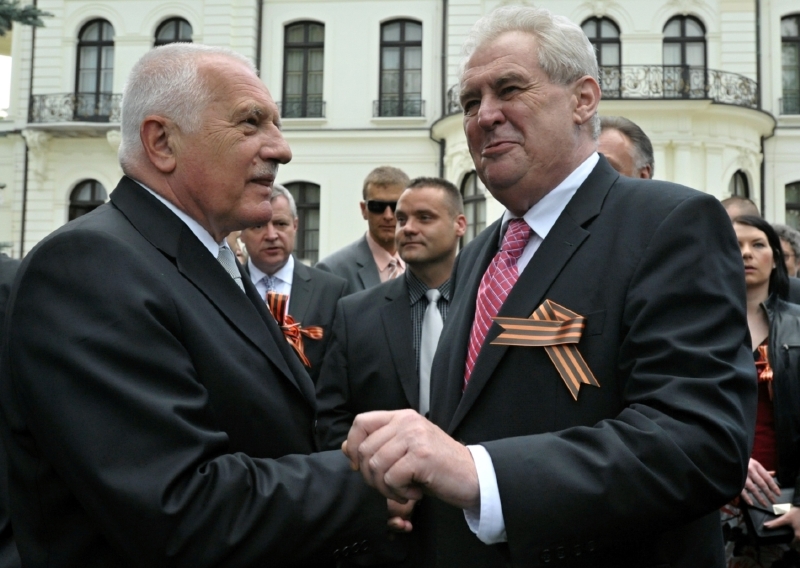 Václav Klaus (vlevo) a Miloš Zeman.
