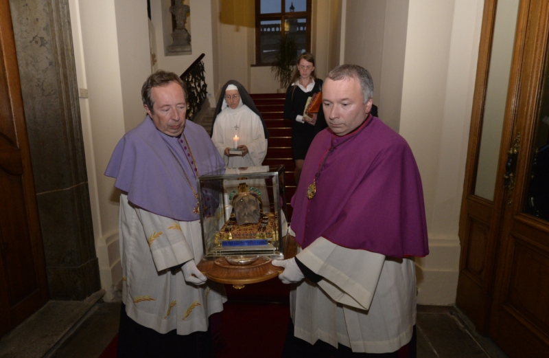 Ostatky sv. Václava.