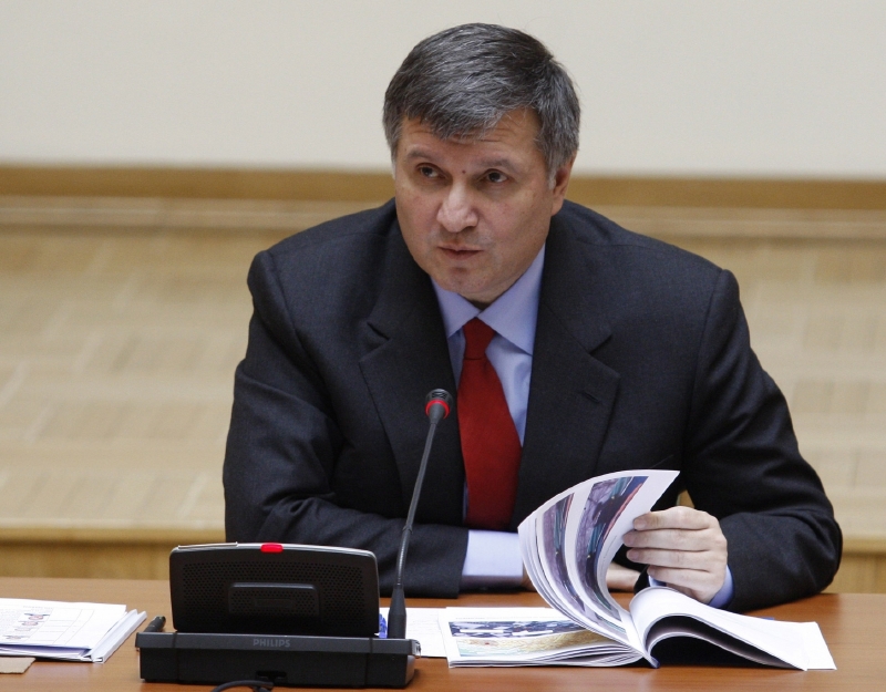 Avakov - ministr vnitra dočasné ukrajinské vlády.