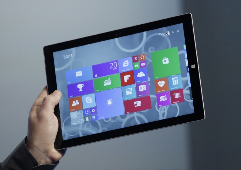 Nový tablet Surface Pro 3 od společnosti Microsoft.