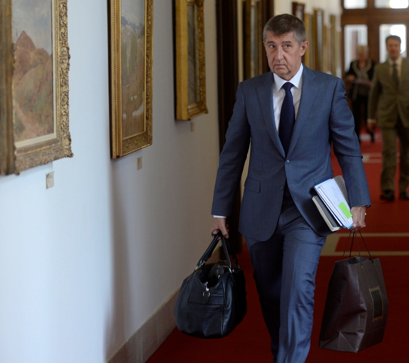 Ministr financí Andrej Babiš (ANO).