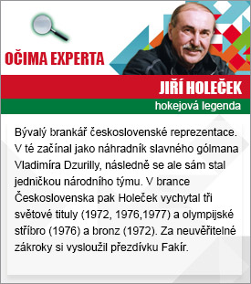 Hokejový expert Jiří Holeček.