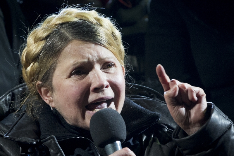 Kandidátka na prezidentku Ukrajiny Julija Tymošenková.